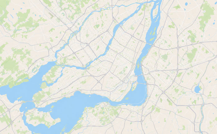 Carte des zones desservies